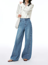 Women's Washed Banana-Leg Jeans